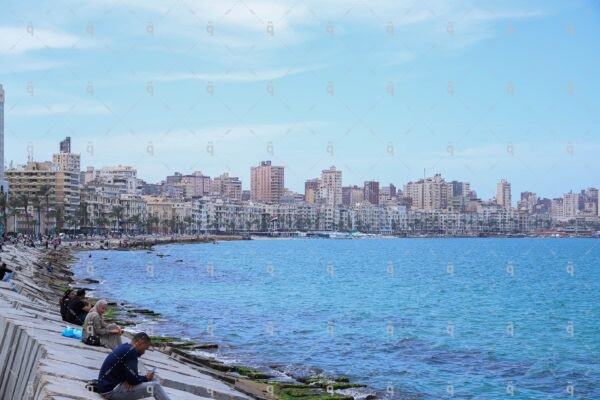 Sitting in front of the sea