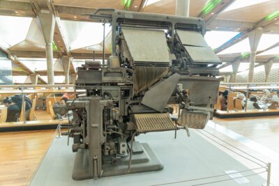 آلات الطباعة بمتحف مكتبة الاسكندرية
