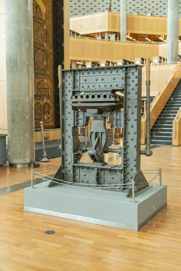 One of the machines inside the Library of Alexandria