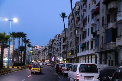 الشارع في الاسكندرية