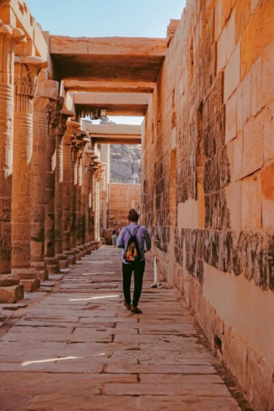 A trip in one of the temples in Luxor and Aswan