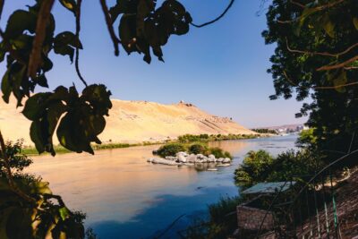 Landscape of Nile River water