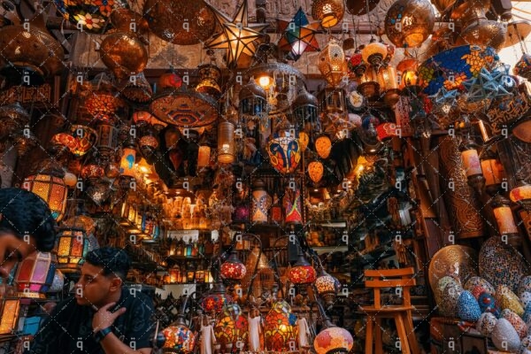 Lanterns from one of the markets