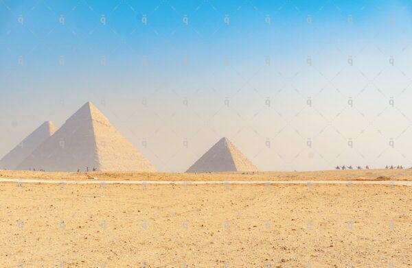 The Pyramids area