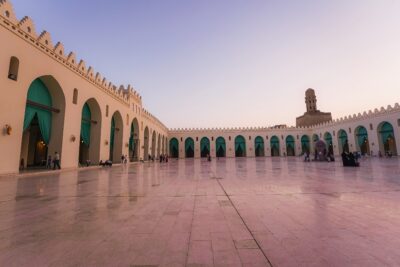 Wide mosque square