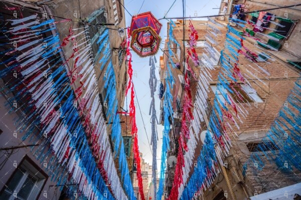 Ramadan lantern in one of the streets