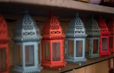 Different shapes of Ramadan lantern