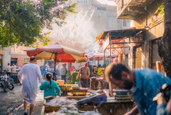 A fish market